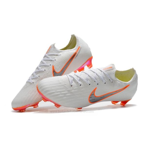 Nike Mercurial Vapor Elite FG para Mujeres Blanco Naranja